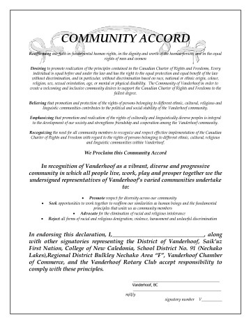 Community Accord