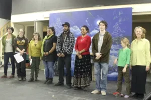 The cast