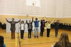 The cast