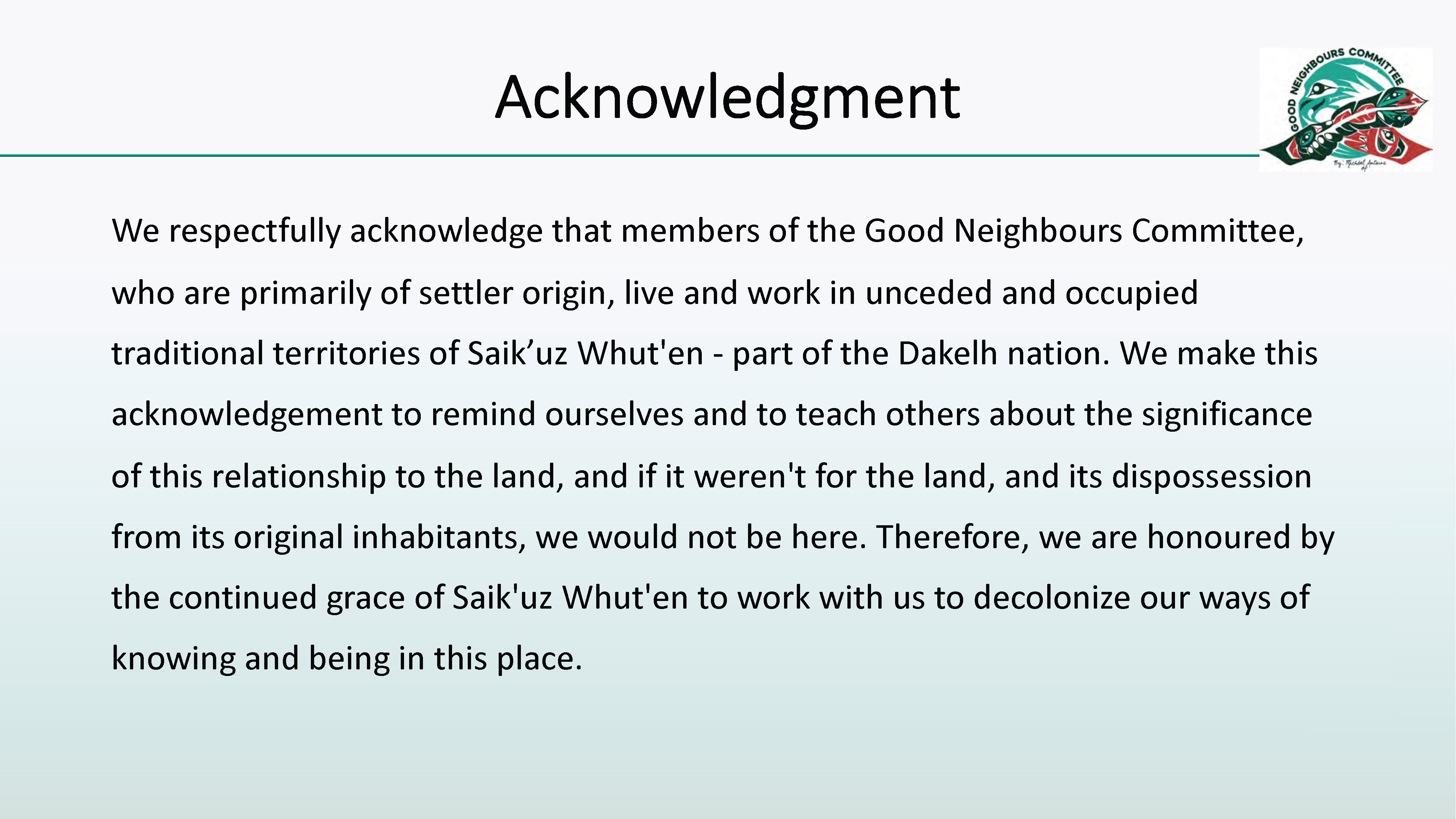 GNC Land Acknowledgement